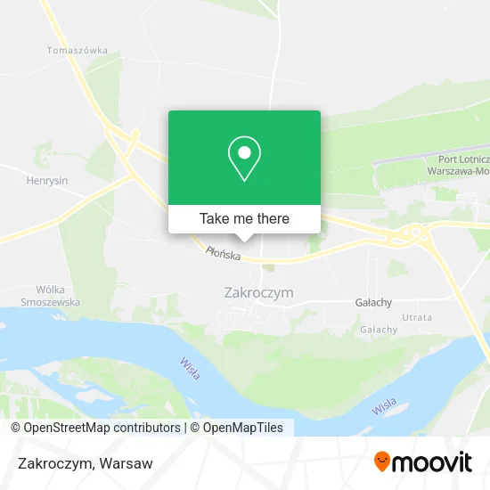 Карта Zakroczym