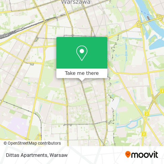 Dittas Apartments map