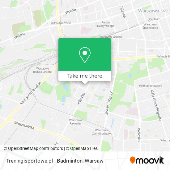 Treningisportowe.pl - Badminton map