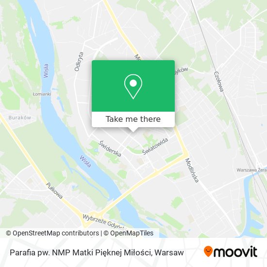 Parafia pw. NMP Matki Pięknej Miłości map