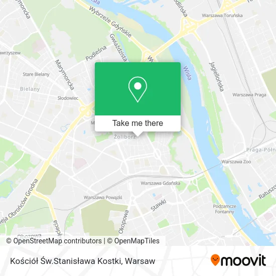 Kościół Św.Stanisława Kostki map