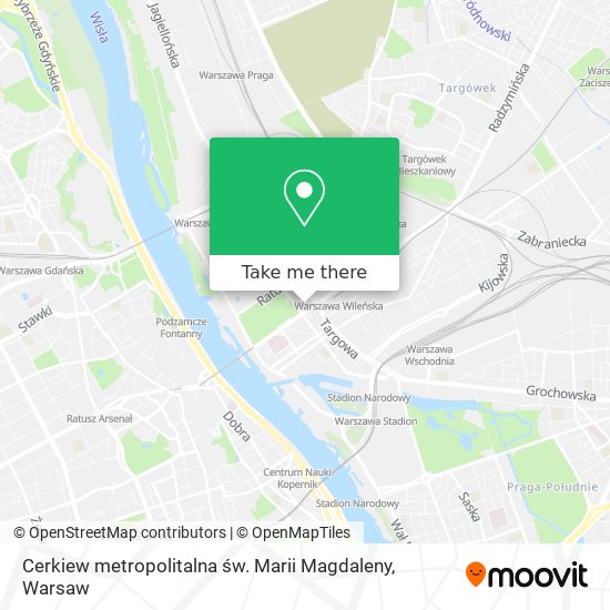 Cerkiew metropolitalna św. Marii Magdaleny map