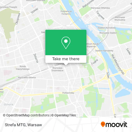 Карта Strefa MTG