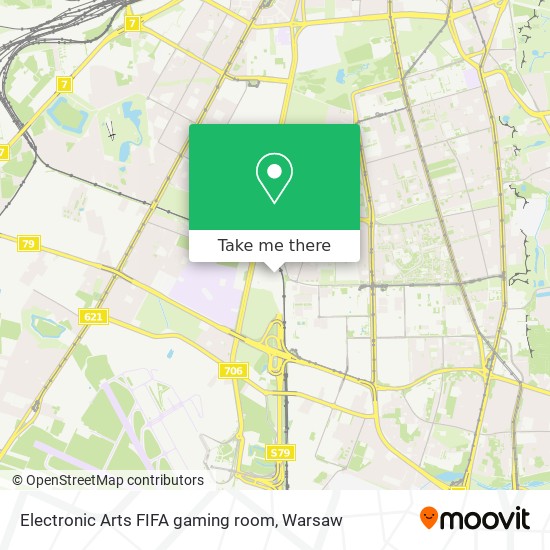 Electronic Arts FIFA gaming room map