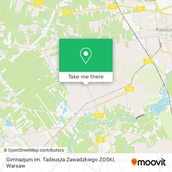 Gimnazjum im. Tadeusza Zawadzkiego  ZOŚKI map