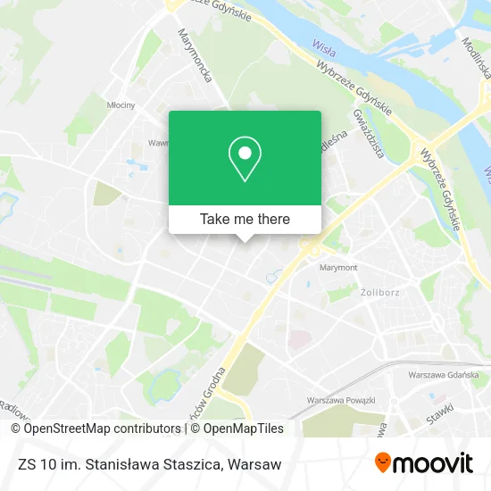 ZS 10 im. Stanisława Staszica map