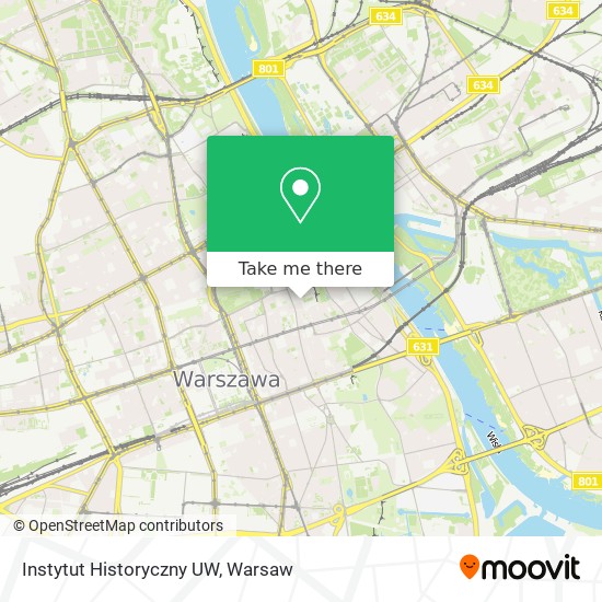 Instytut Historyczny UW map