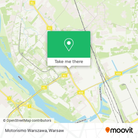 Motorismo Warszawa map