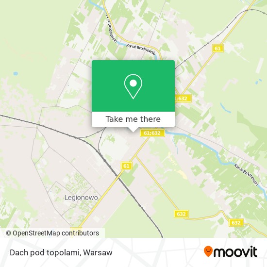 Dach pod topolami map