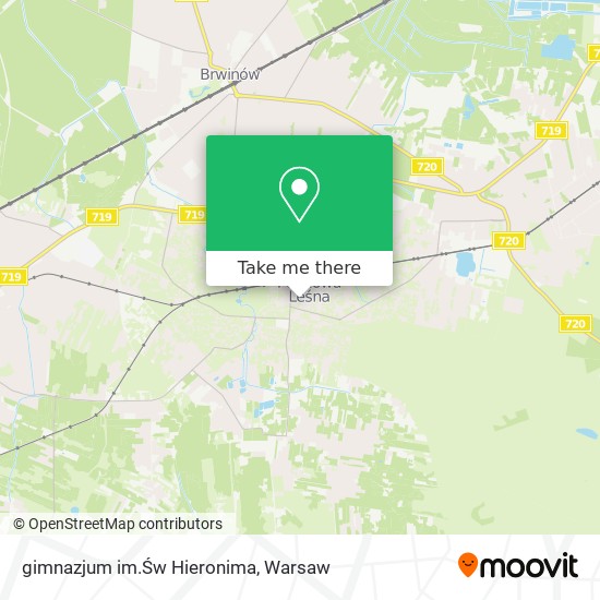 gimnazjum im.Św Hieronima map