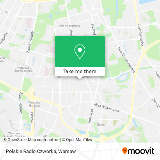 Polskie Radio Czwórka map