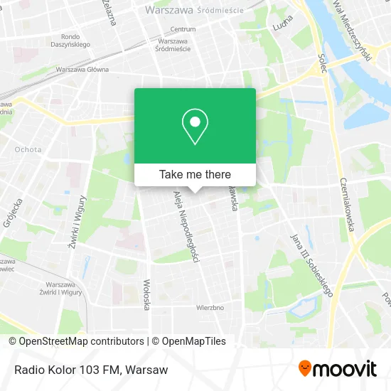 Radio Kolor 103 FM map