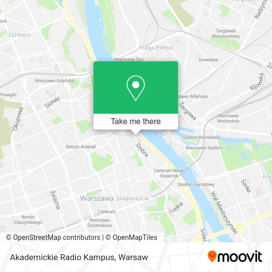 Карта Akademickie Radio Kampus