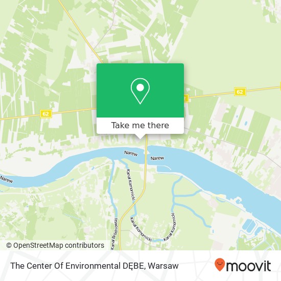 The Center Of Environmental DĘBE map