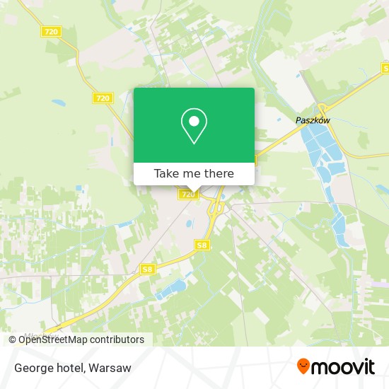 George hotel map