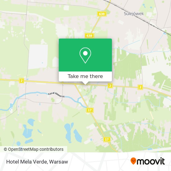 Hotel Mela Verde map