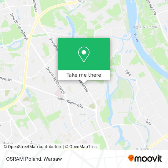 OSRAM Poland map