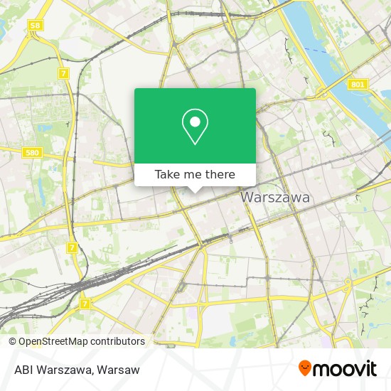 ABI Warszawa map