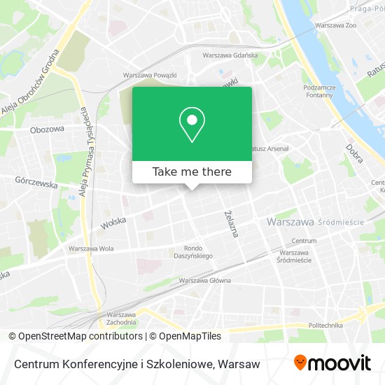 Карта Centrum Konferencyjne i Szkoleniowe