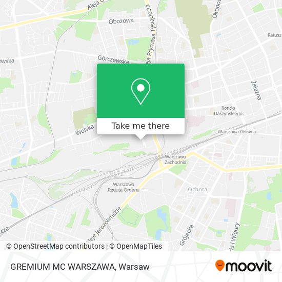 GREMIUM MC WARSZAWA map