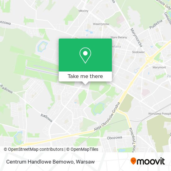 Centrum Handlowe Bemowo map