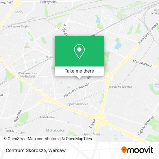 Centrum Skorosze map