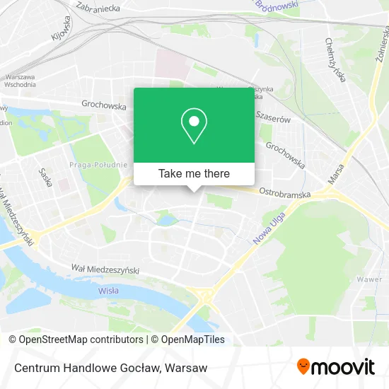 Centrum Handlowe Gocław map