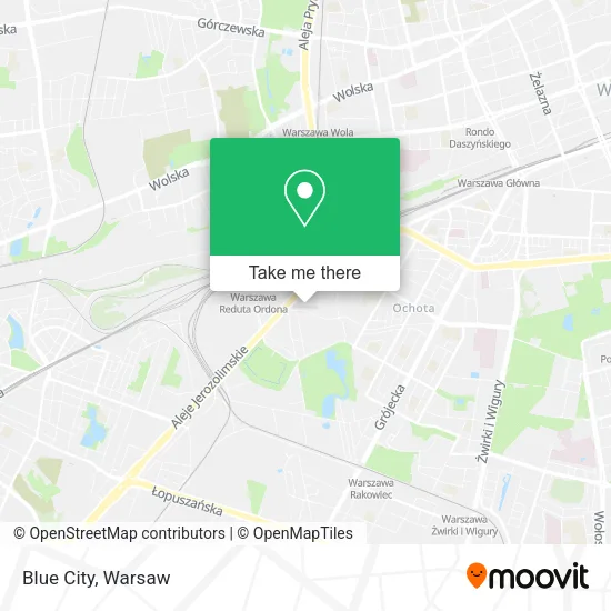 Blue City map