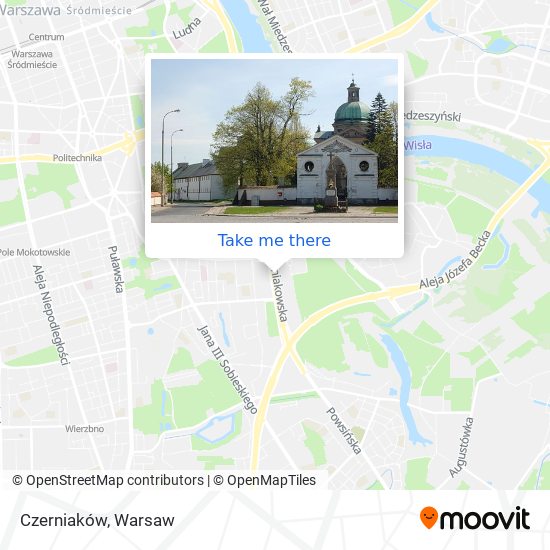 Czerniaków map