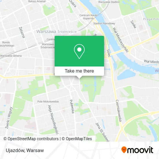 Ujazdów map