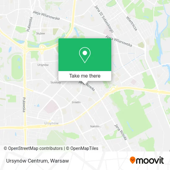 Ursynów Centrum map