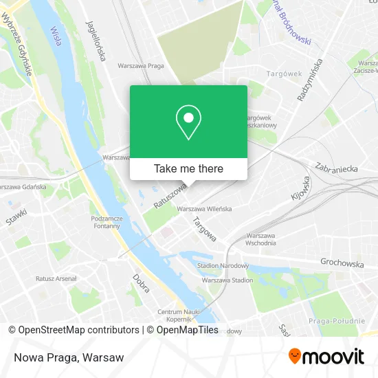 Nowa Praga map