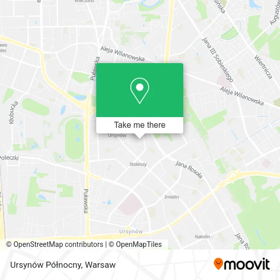 Ursynów Północny map