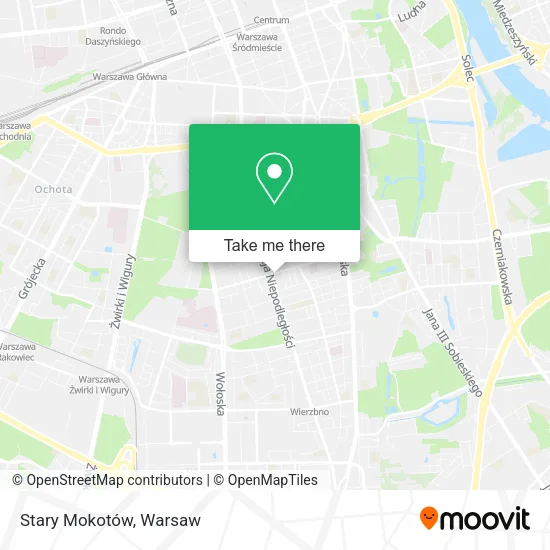 Stary Mokotów map