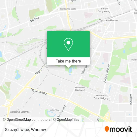 Szczęśliwice map