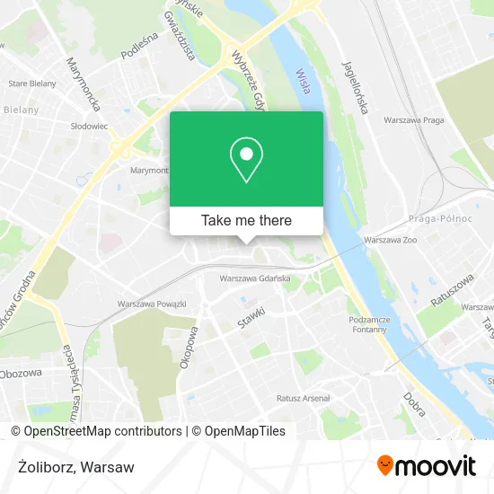 Żoliborz map