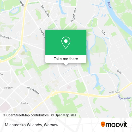 Miasteczko Wilanów map