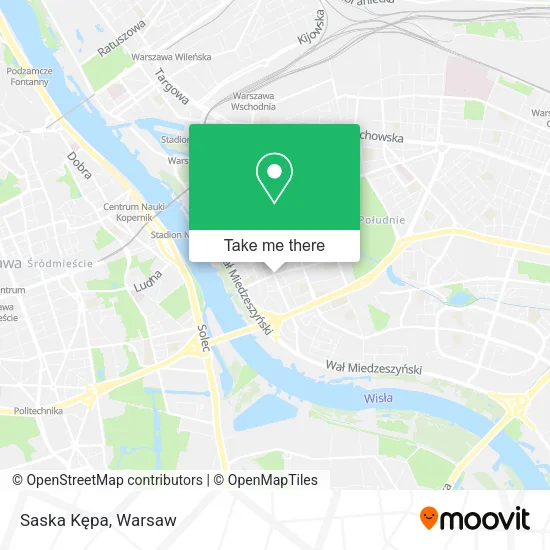 Saska Kępa map