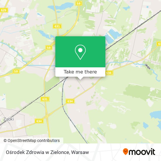 Ośrodek Zdrowia w Zielonce map