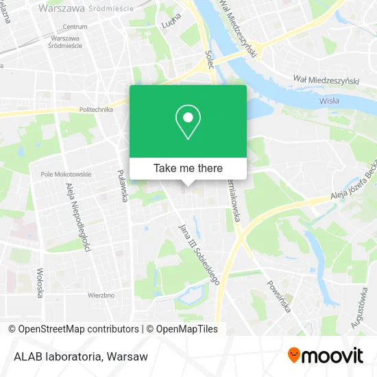 ALAB laboratoria map