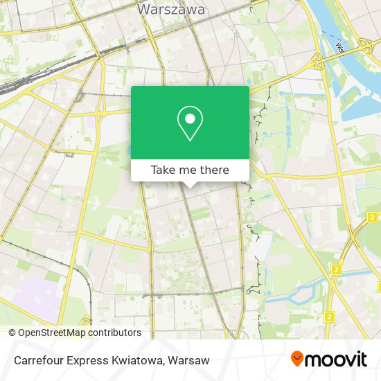 Carrefour Express Kwiatowa map