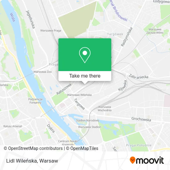 Lidl Wileńska map