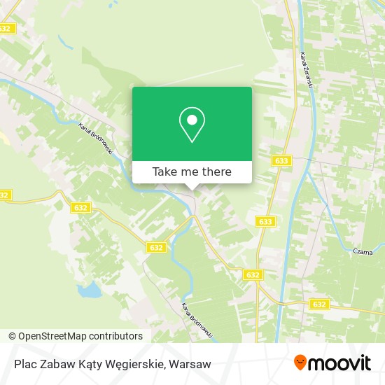 Plac Zabaw Kąty Węgierskie map