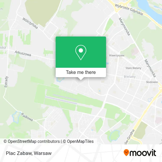 Карта Plac Zabaw