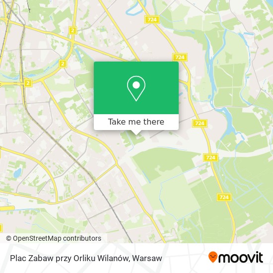 Plac Zabaw przy Orliku Wilanów map