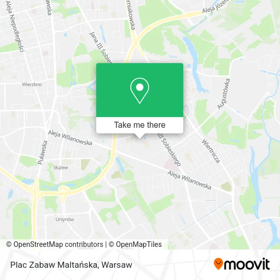 Plac Zabaw Maltańska map