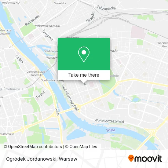 Ogródek Jordanowski map