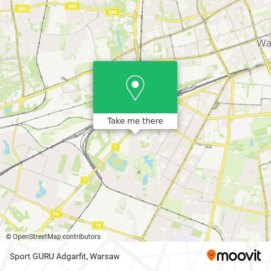 Sport GURU Adgarfit map