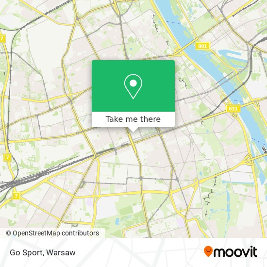 Go Sport map