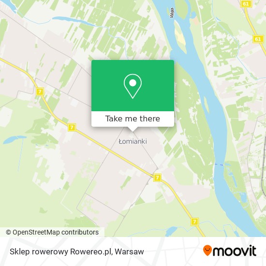 Sklep rowerowy Rowereo.pl map